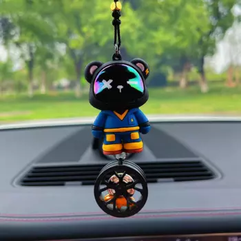 Подвеска для зеркала заднего вида в виде медведя