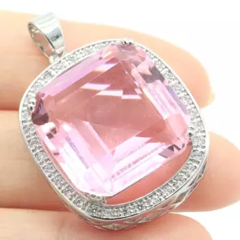 Подвеска из серебра 925 пробы с фианитом, 13 г