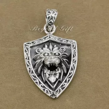 Подвеска Мужская в стиле панк, из серебра 925 пробы