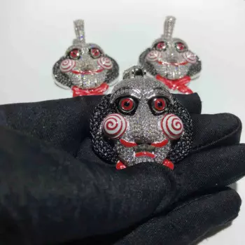 Подвеска «Пазл» из белого золота