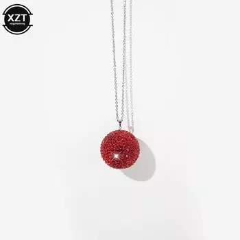 Подвеска в виде хрустального шара для автомобиля, украшение для интерьера автомобиля, аксессуары для автомобиля