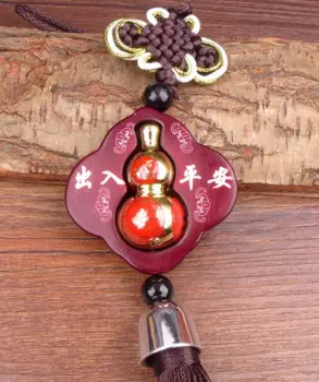 Подвеска в виде тыквы с надписью «Long Yi», Безопасное Путешествие, куда бы вы ни находились, 2000406 резные деревянные украшения
