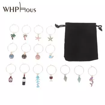 Подвески для бокалов для вина JETTING 15 шт.