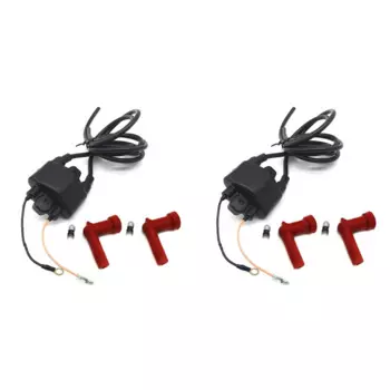 Подвесная катушка зажигания 2X для Yamaha 67F-85570-00 67F-85570-00-00 75HP 80HP 90HP 100HP, морские запасные части