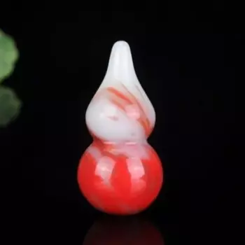 Подвесная красная кулон Gobi из нефрита, курицы, крови, ручка, золотой шелк, нефрит, курица