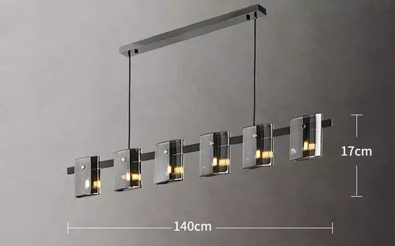 Подвесная лампа Gbbmade, стеклянная, теплый/холодный свет