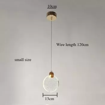 Подвесная лампа QINGYUNKE хрустальная