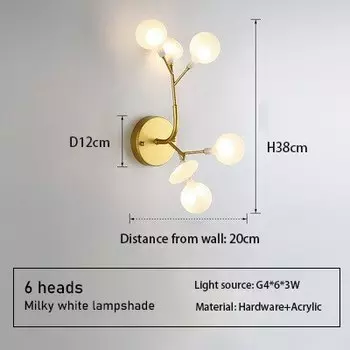 Подвесная лампа SANDYHA Milky White