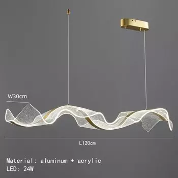Подвесная люстра IWP из акриловой проволоки