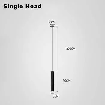 Подвесная люстра QIYIMEI чёрная