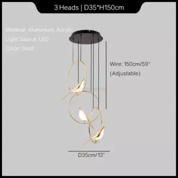 Подвесная люстра Winfordo Магпи Сорока