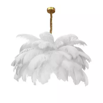 Подвесная светодиодная лампа DRMIYA в виде страусиных перьев