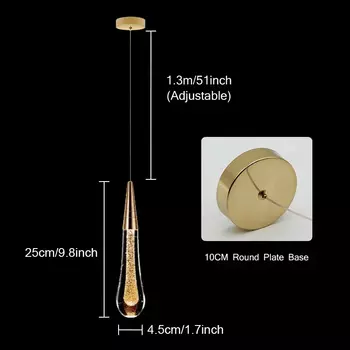 Подвесной хрустальный светильник lyfs