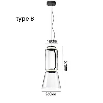 Подвесной стеклянный светильник QINGYUNKE