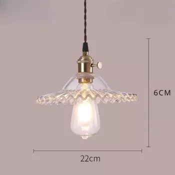 Подвесной стеклянный светильник REACHYEA