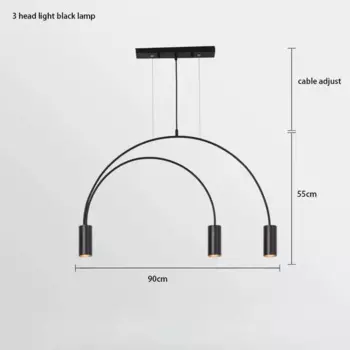 Подвесной светильник Artpad черный геометрический