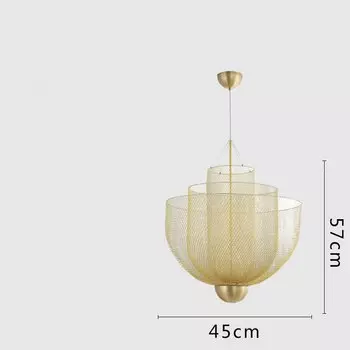 Подвесной светильник Artpad Modern Moooi золотой/серебристый