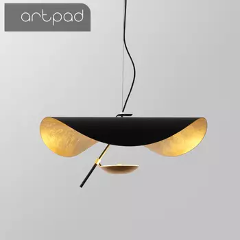 Подвесной светильник Artpad золотая текстура