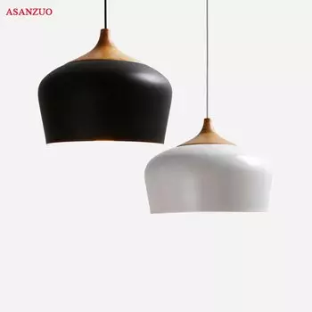 Подвесной светильник ASANZUO Retro Droplight черный/белый