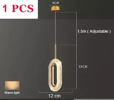Подвесной светильник AumgTaiy 12W акриловый