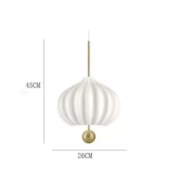 Подвесной светильник Bauhaus из белого стекла