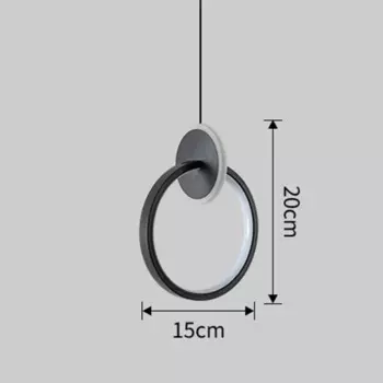 Подвесной светильник COCO черный золотой