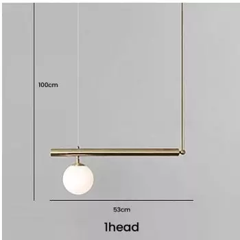 Подвесной светильник Full Matcher стеклянный золотой/черный