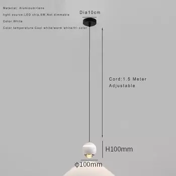 Подвесной светильник FUMI LIGHTING FM89150-46, жемчужно-черный