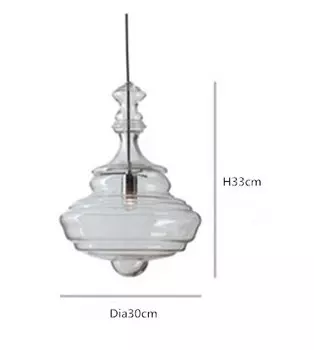 Подвесной светильник IWP прозрачный стеклянный