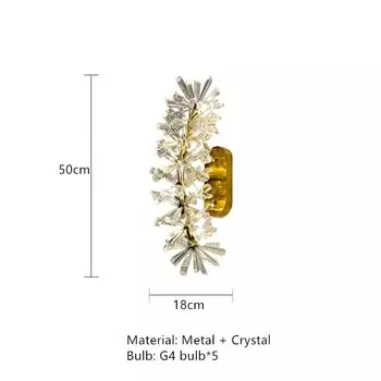 Подвесной светильник IWP с прозрачным кристаллом