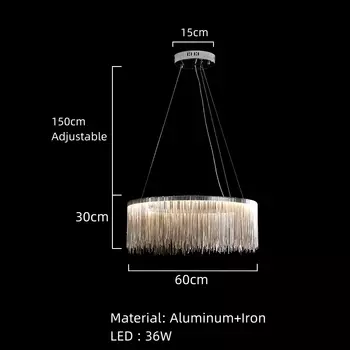 Подвесной светильник IWP серебристый
