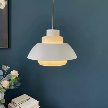Подвесной светильник из белого стекла в скандинавском стиле, s ресторанная прикроватная лампа, Современный дизайнерский декоративный светсветильник льник, простой люстра