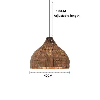 Подвесной светильник из ротанга Tongue feast