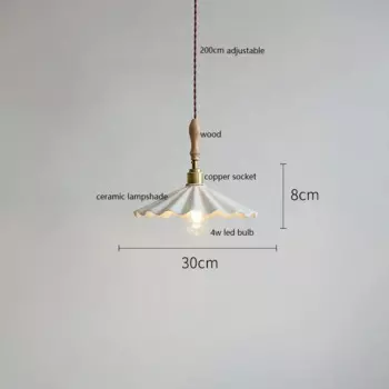 Подвесной светильник JIANKEXING керамический 30 см