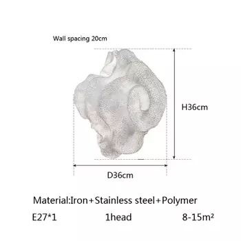 Подвесной светильник JIANKEXING облако серебристый