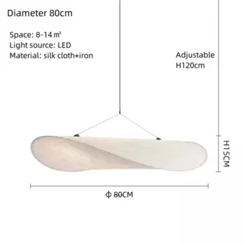 Подвесной светильник JIANKEXING Шляпа из искусственного шелка
