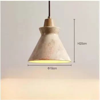 Подвесной светильник JIANKEXING, желтый камень, ретро