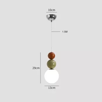 Подвесной светильник LASHA жемчужно-кремовый для детской