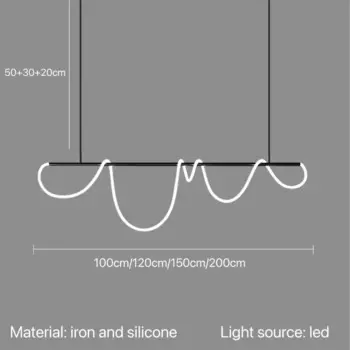 Подвесной светильник LED черный/золотой