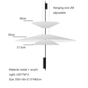 Подвесной светильник LNLZ металл+акрил