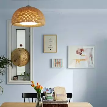 Подвесной светильник Lux&vitae из бамбука диаметр 30см