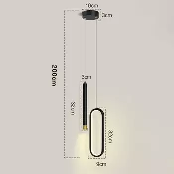 Подвесной светильник lyfs золотистый/черный
