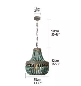 Подвесной светильник Newrays YY-P141001SSBL античный синий