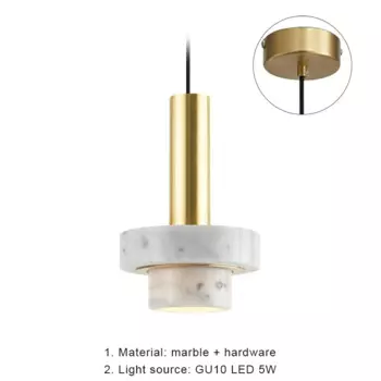 Подвесной светильник NoEnName_Null скандинавский стиль зеленый/розовый/белый