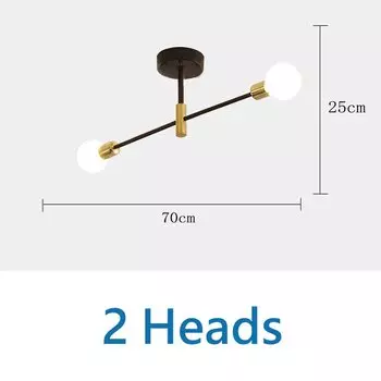 Подвесной светильник NoEnName_Null золотистый/черный