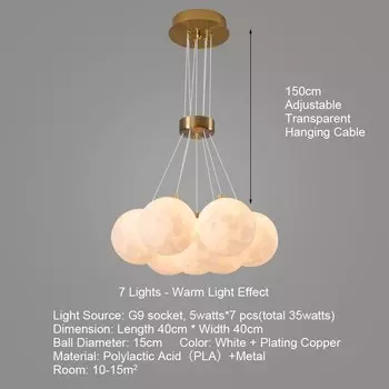 Подвесной светильник OWEN LYCA Луна и звезды