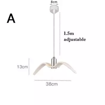 Подвесной светильник PIPILIFEI чайка, белый, LED