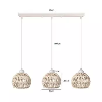 Подвесной светильник RGTink плетеный из ротанга E27