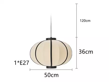 Подвесной светильник Rinessa черно-белый