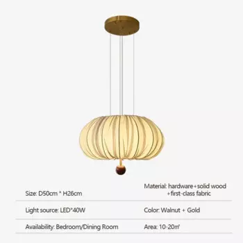 Подвесной светильник SANDYHA из ткани